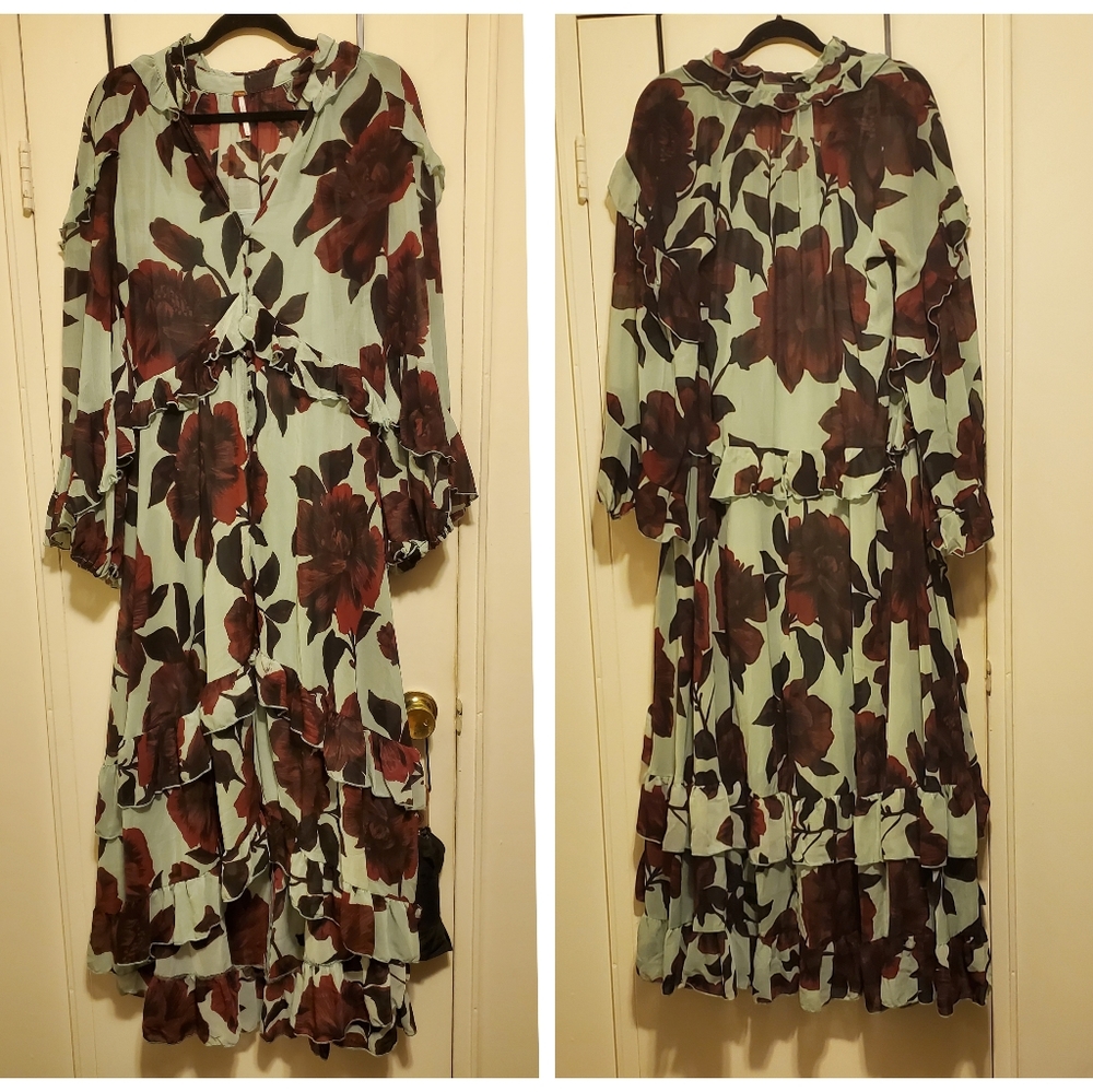 Free People Hearts Run Wild Dress w/o slip - Picture 11 of 16